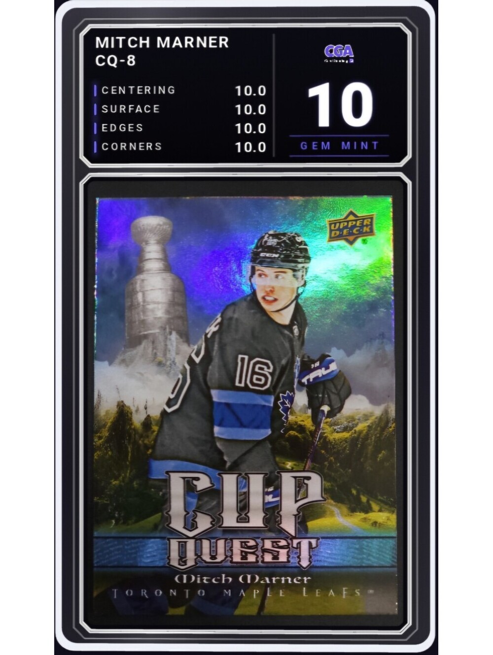 2025-26 Upper Deck Cup Quest #CQ-8 Mitch Marner NHL - CGA 10.0 Digital Grade